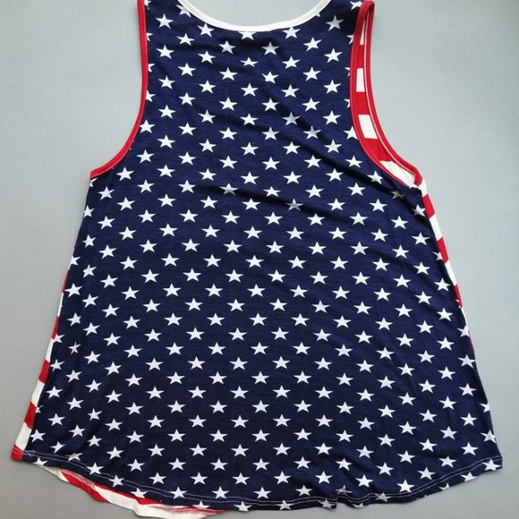 Stars and Stripes USA Flag Tank Top - Picture 2 of 9